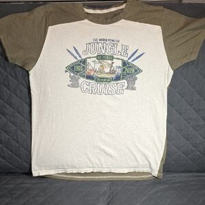 Disney Jungle Cruise 25 Year 2020 Men's Tee - Cream and Olive